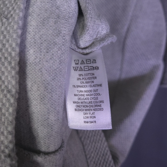 Tahari‎ 3/4 Sleeve Sheath Dress Gray Size 8 Stretch Knit Business Casual Modest - Picture 6 of 6